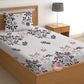 CHHAVI INDIA 180 TC Microfiber Printed Single Bedsheet With 1 Pillow Cover