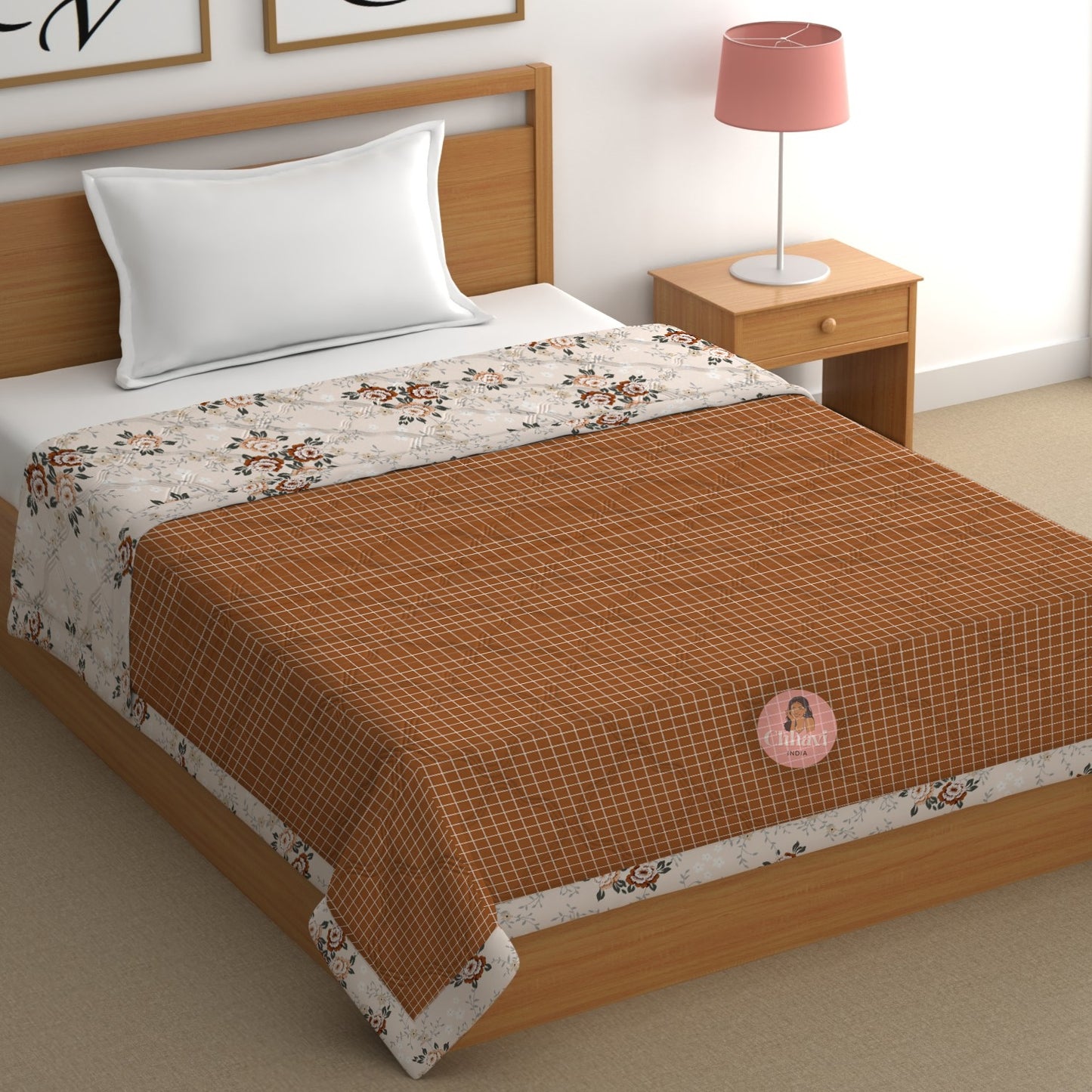 Chhavi india 210 TC single Bed Comforter