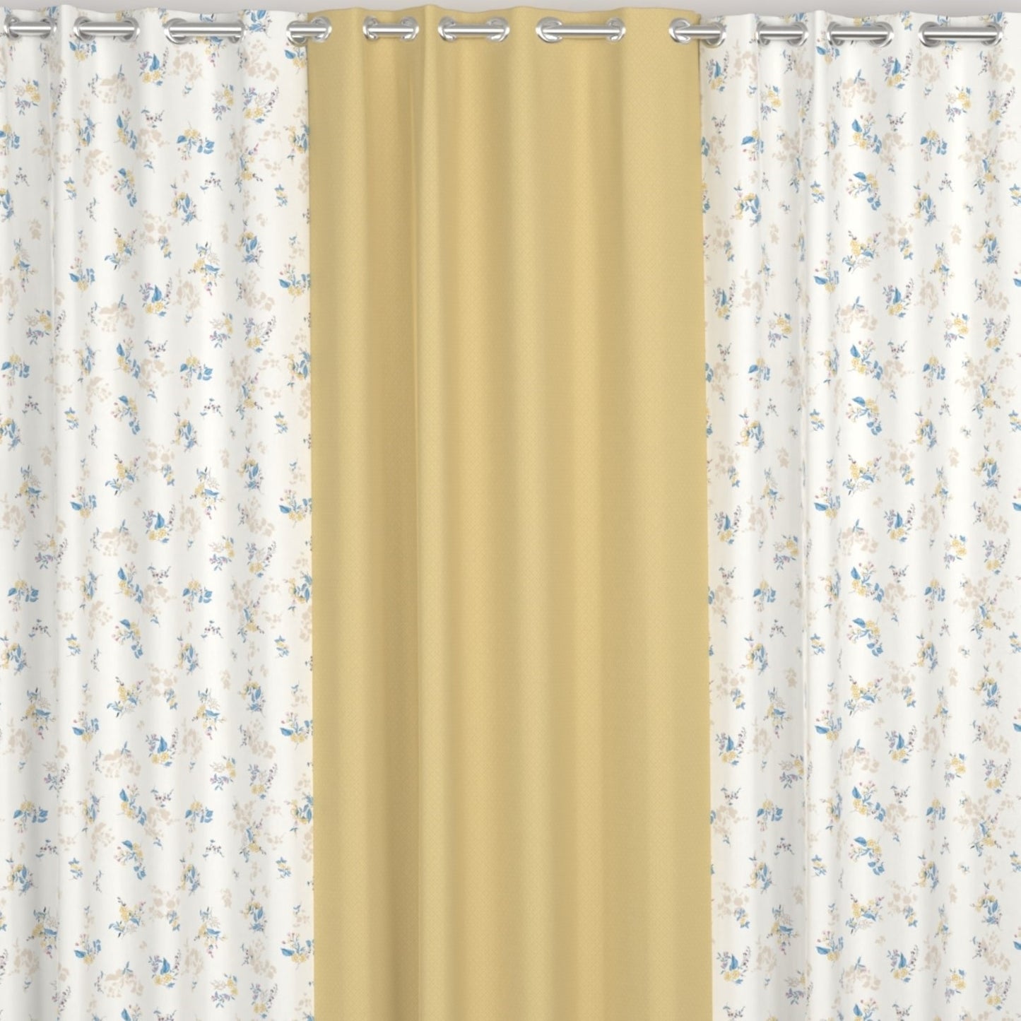 CHHAVI INDIA DESIGNER PRINTED DOOR CURTAIN PACK OF 3
