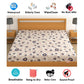 CHHAVI INDIA 210 TC Microfiber Waterproof Printed Fitted (Elastic) Bedsheet