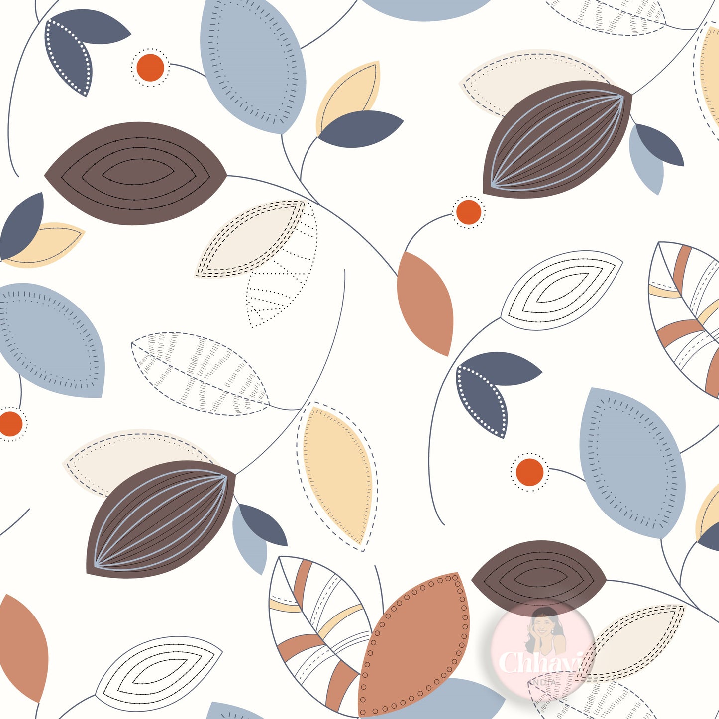 CHHAVI INDIA 210 TC Microfiber Printed Double Bedsheet With Pillow Covers