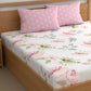 CHHAVI INDIA 210 TC Microfiber Printed King Size Bedsheet With Pillow Covers