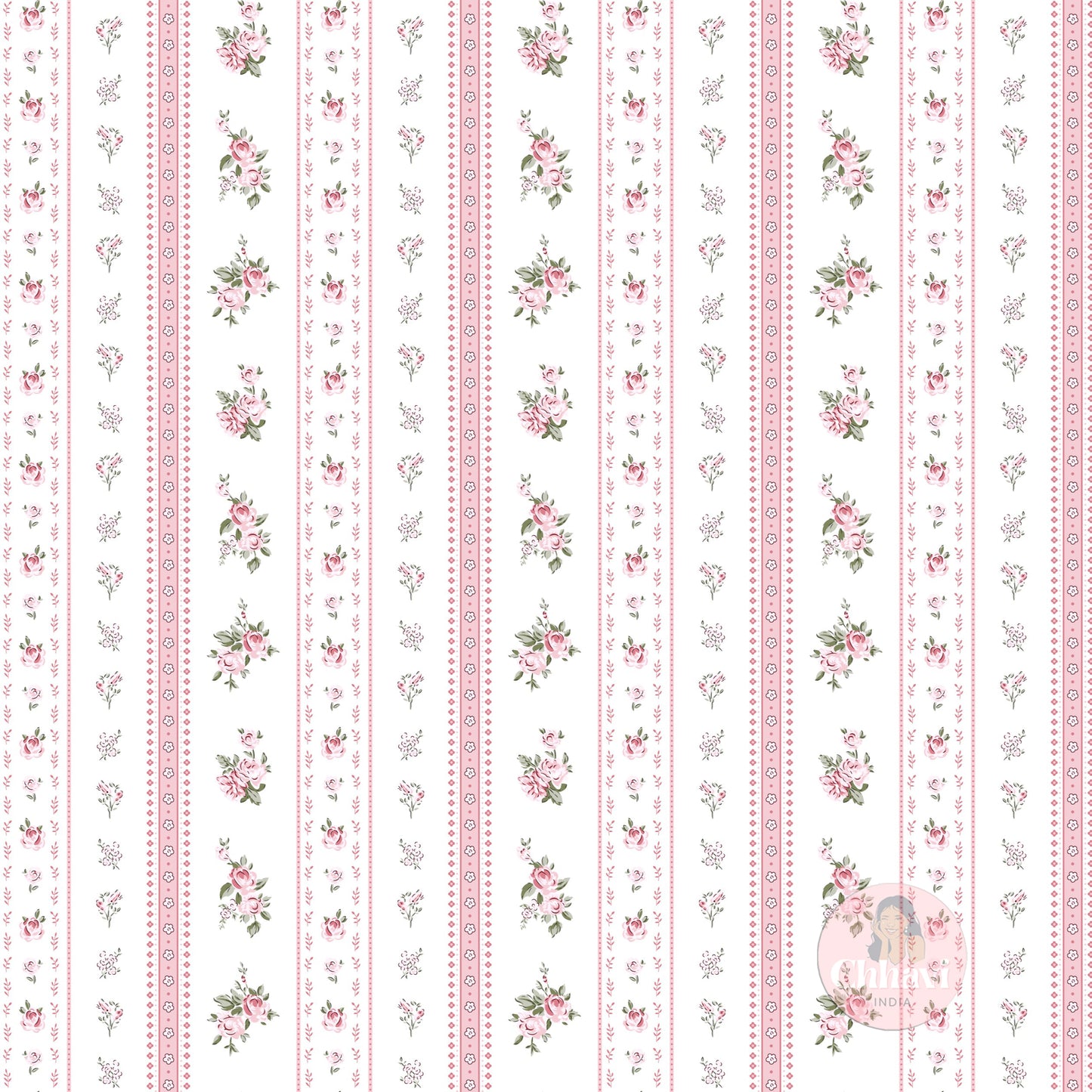 CHHAVI INDIA 210 TC Microfiber Double Fitted  Size Printed Bedsheet