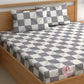 CHHAVI INDIA 210 TC Microfiber Printed King Size Bedsheet With Pillow Covers