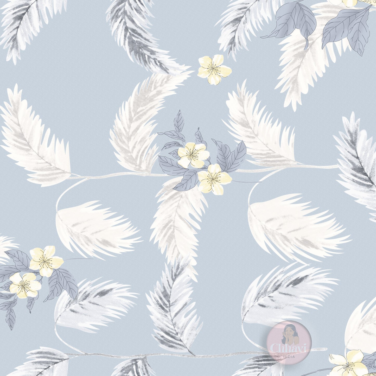 CHHAVI INDIA 210 TC Microfiber Printed Double Bedsheet With Pillow Covers