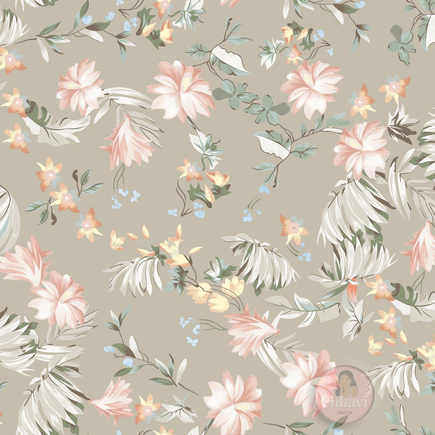 CHHAVI INDIA 210 TC Microfiber Printed Double Bedsheet With Pillow Covers