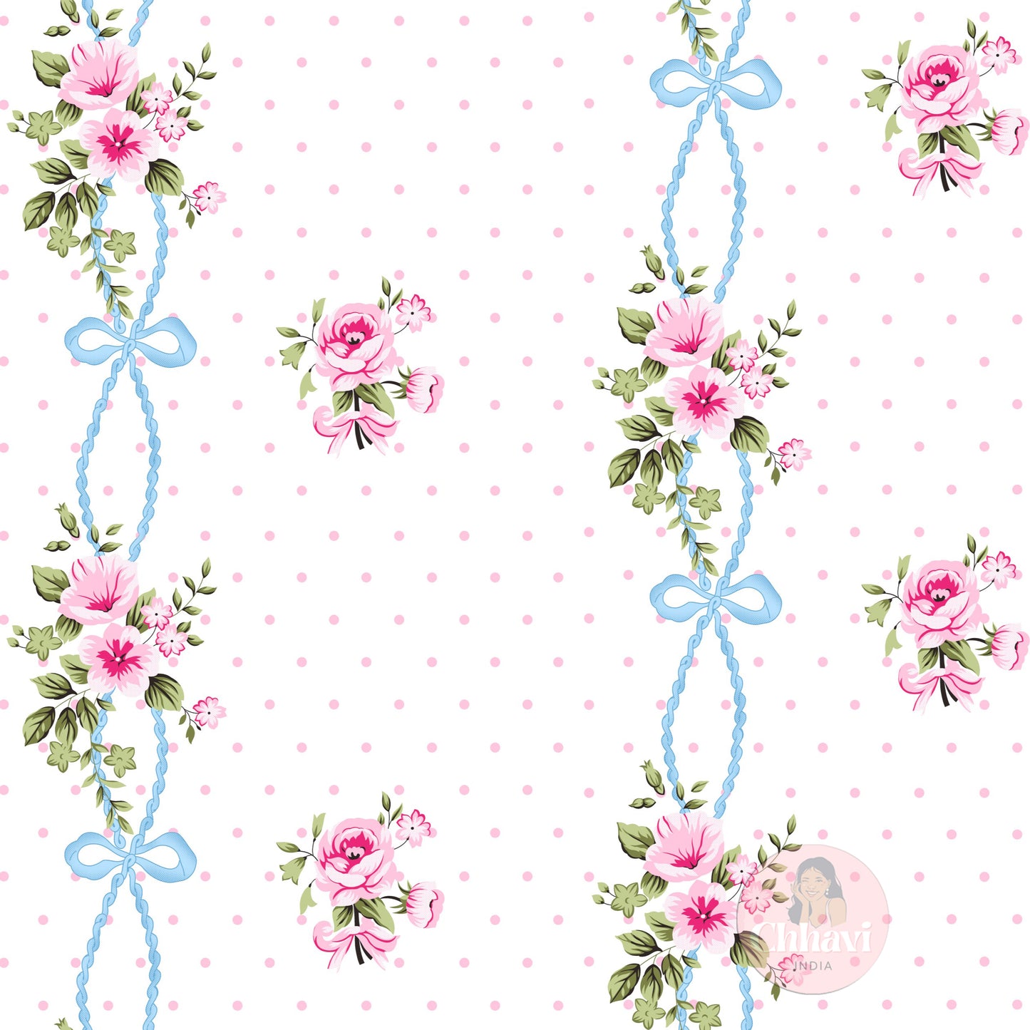 CHHAVI INDIA 210 TC Microfiber Printed Double Bedsheet With Pillow Covers