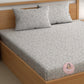 CHHAVI INDIA 210 TC Microfiber Printed King Size Bedsheet With Pillow Covers