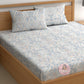 CHHAVI INDIA 210 TC Microfiber Printed King Size Bedsheet With Pillow Covers