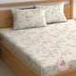 CHHAVI INDIA 210 TC Microfiber Printed King Size Bedsheet With Pillow Covers