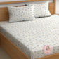 CHHAVI INDIA 210 TC Microfiber Printed King Size Bedsheet With Pillow Covers
