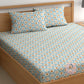 CHHAVI INDIA 210 TC Microfiber Printed King Size Bedsheet With Pillow Covers