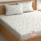 CHHAVI INDIA 210 TC Microfiber Printed King Size Bedsheet With Pillow Covers