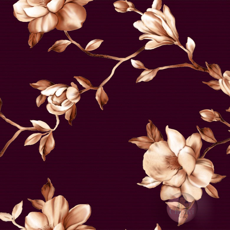 CHHAVI INDIA 210 TC Microfiber Printed Double Bedsheet With Pillow Covers