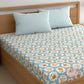 CHHAVI INDIA 210 TC Microfiber Printed King Size Bedsheet With Pillow Covers