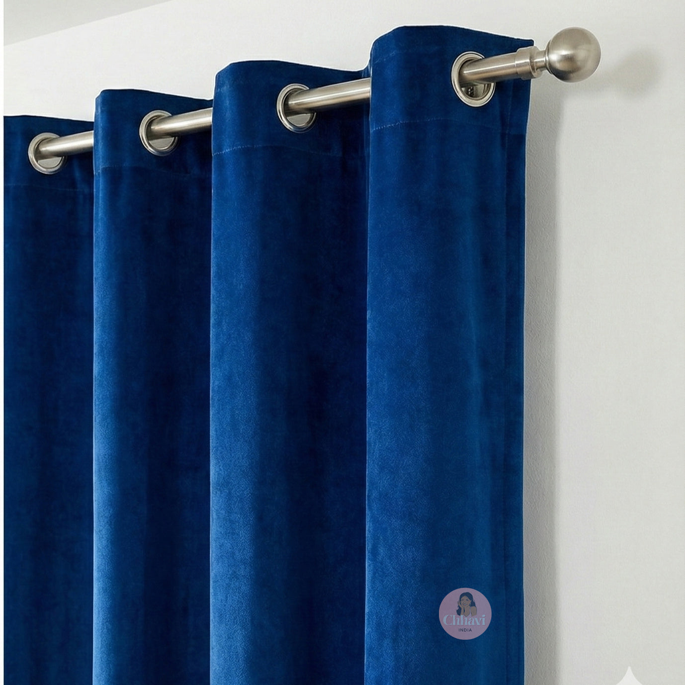CHHAVI INDIA VELVET DOOR CURTAIN PACK OF 2