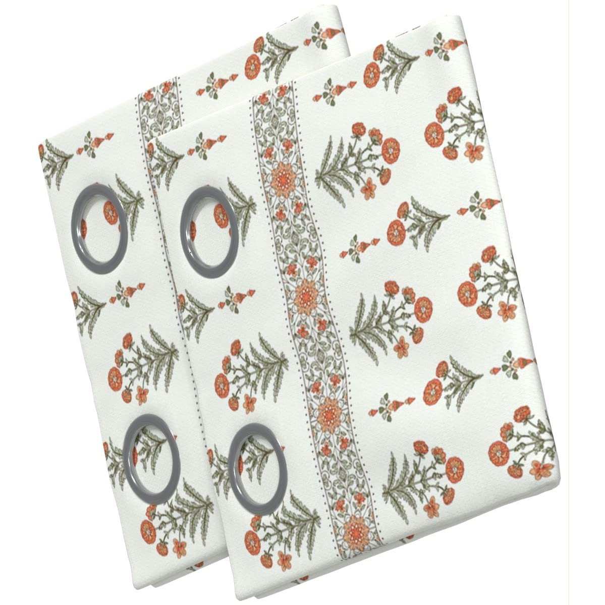 CHHAVI INDIA DESIGNER PRINTED 8 FEET DOOR CURTAIN PACK OF 2