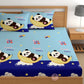 CHHAVI INDIA 210 TC Microfiber Printed Double Bedsheet With 2 Pillow Covers