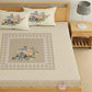 CHHAVI INDIA 210 TC Microfiber Printed King Size Bedsheet With 2 Pillow Covers