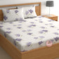 CHHAVI INDIA 180 TC Microfiber Printed Double Bedsheet With 2 Pillow Covers