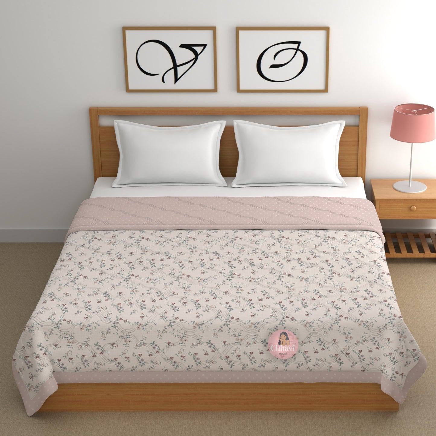 CHHAVI INDIA Printed Double Comforter for AC Room