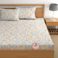 CHHAVI INDIA 210 TC Microfiber Printed Double Bedsheet With Pillow Covers