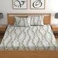 CHHAVI INDIA 210 TC Microfiber Printed King Size Bedsheet With Pillow Covers