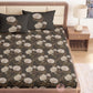 CHHAVI INDIA 210 TC Microfiber Printed King Size Bedsheet With Pillow Covers