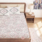 CHHAVI INDIA 210 TC Microfiber Printed King Size Bedsheet With Pillow Covers
