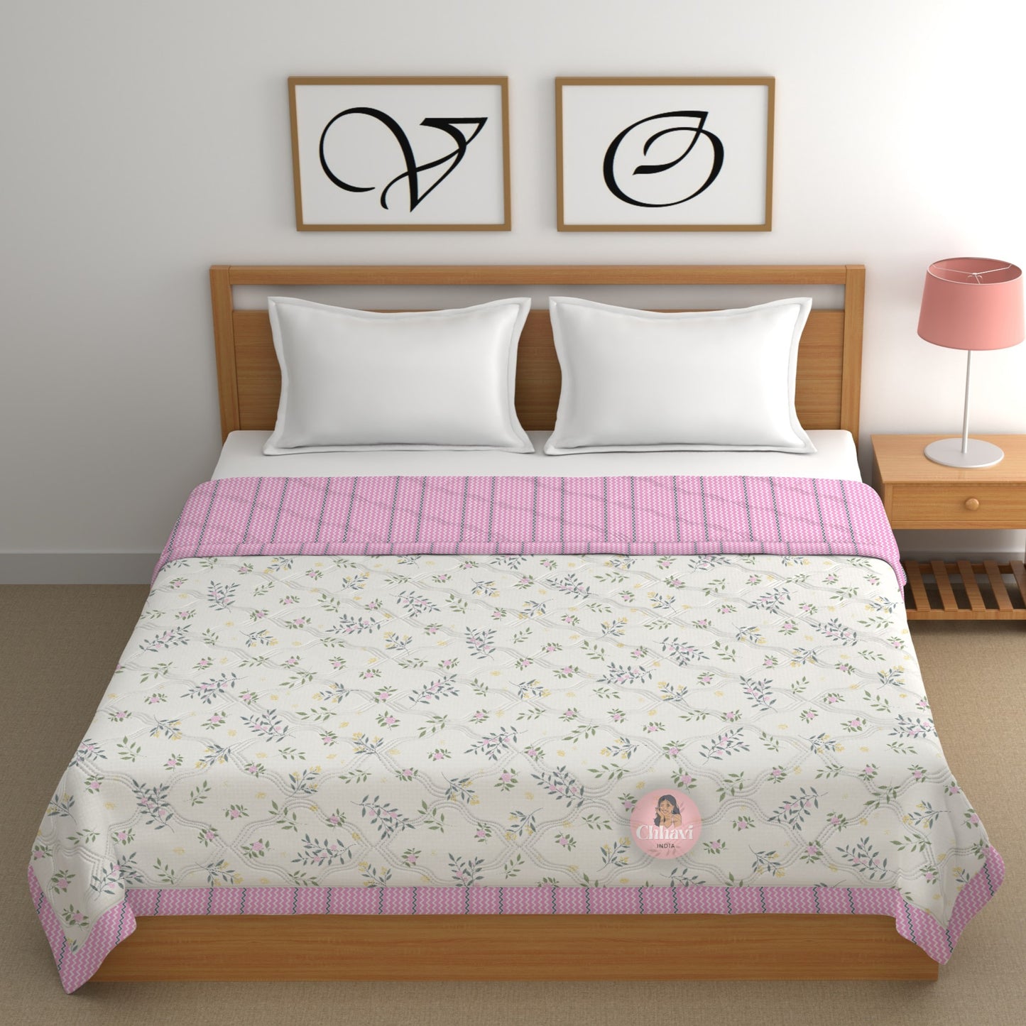 CHHAVI INDIA Printed Double Comforter for AC Room