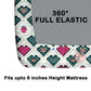 CHHAVI INDIA 210 TC Microfiber Waterproof Printed Fitted (Elastic) Bedsheet