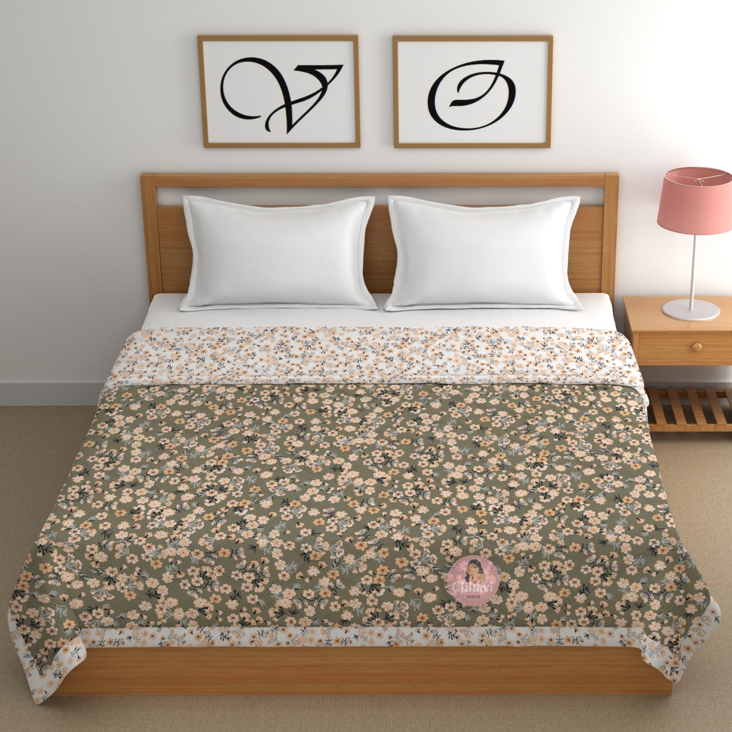 CHHAVI INDIA Printed Double Comforter for AC Room