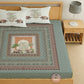 CHHAVI INDIA 210 TC Microfiber Printed King Size Bedsheet With 2 Pillow Covers