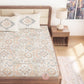 CHHAVI INDIA 210 TC Microfiber Printed King Size Bedsheet With Pillow Covers