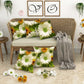CHHAVI INDIA Microfiber Cushions Cover Pack of 5