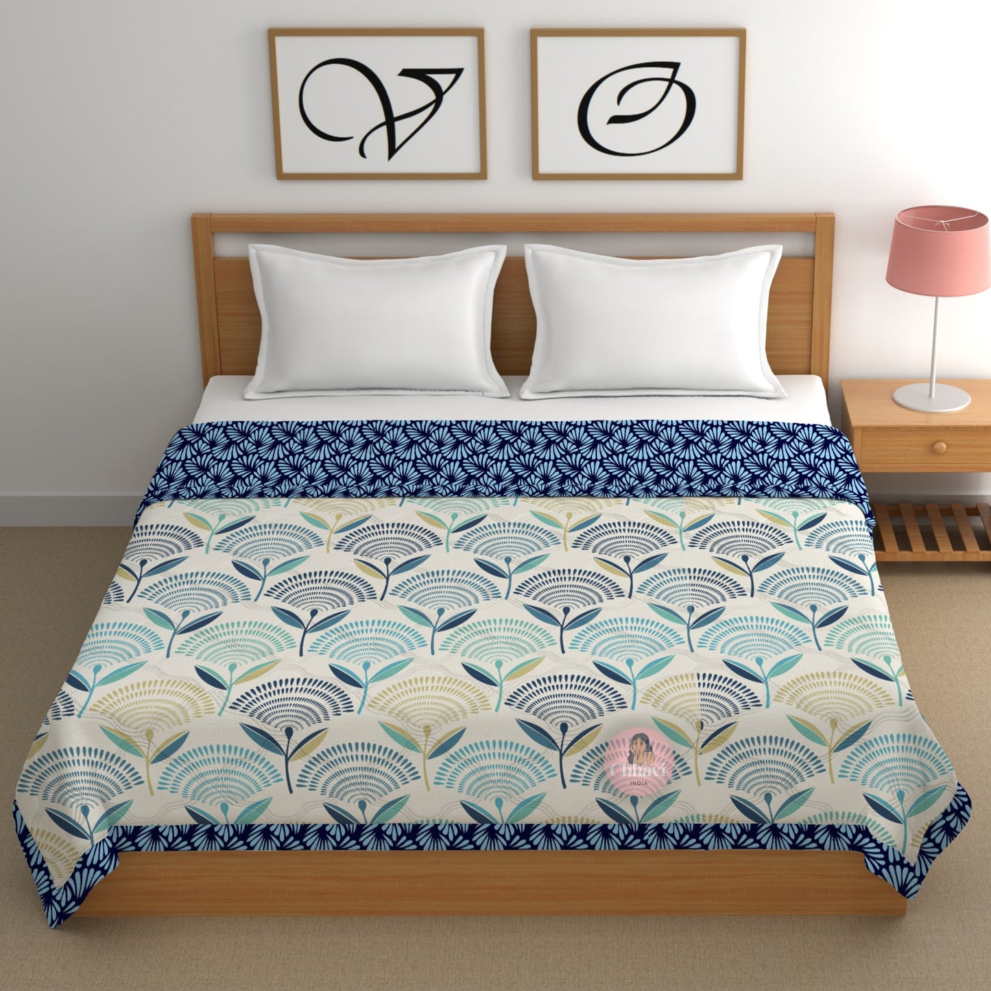 CHHAVI INDIA Printed Double Comforter for AC Room