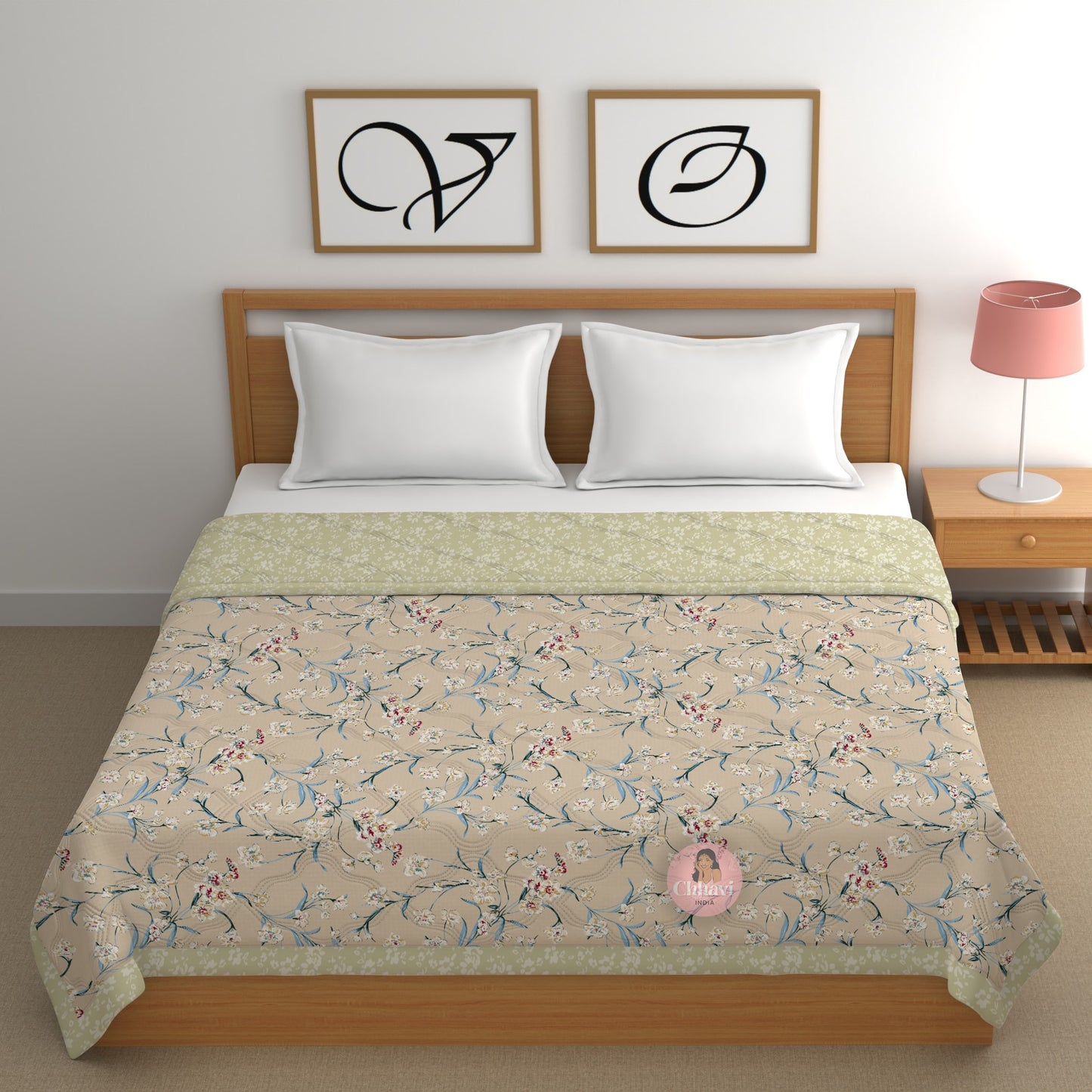 CHHAVI INDIA Printed Double Comforter for AC Room
