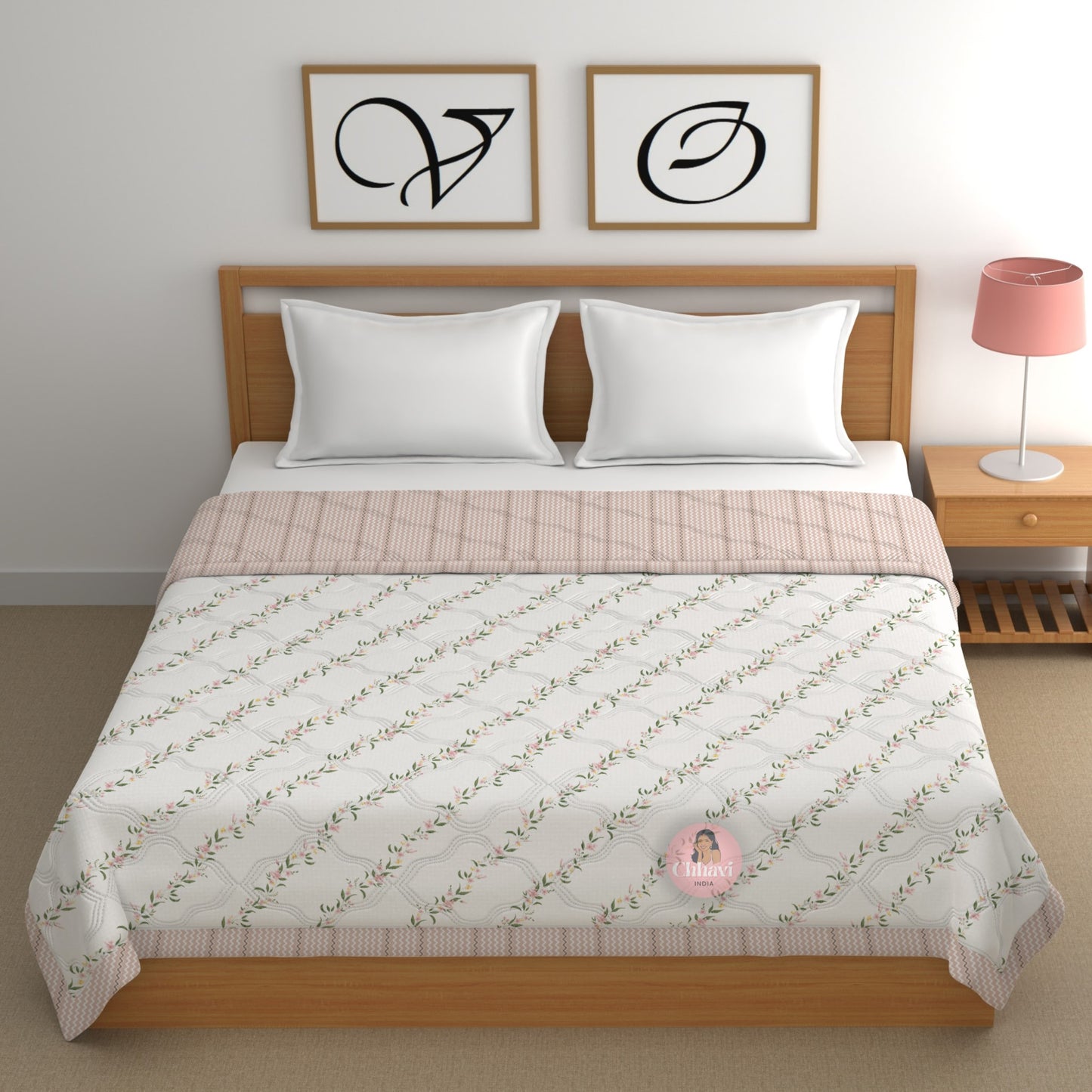 CHHAVI INDIA Printed Double Comforter for AC Room