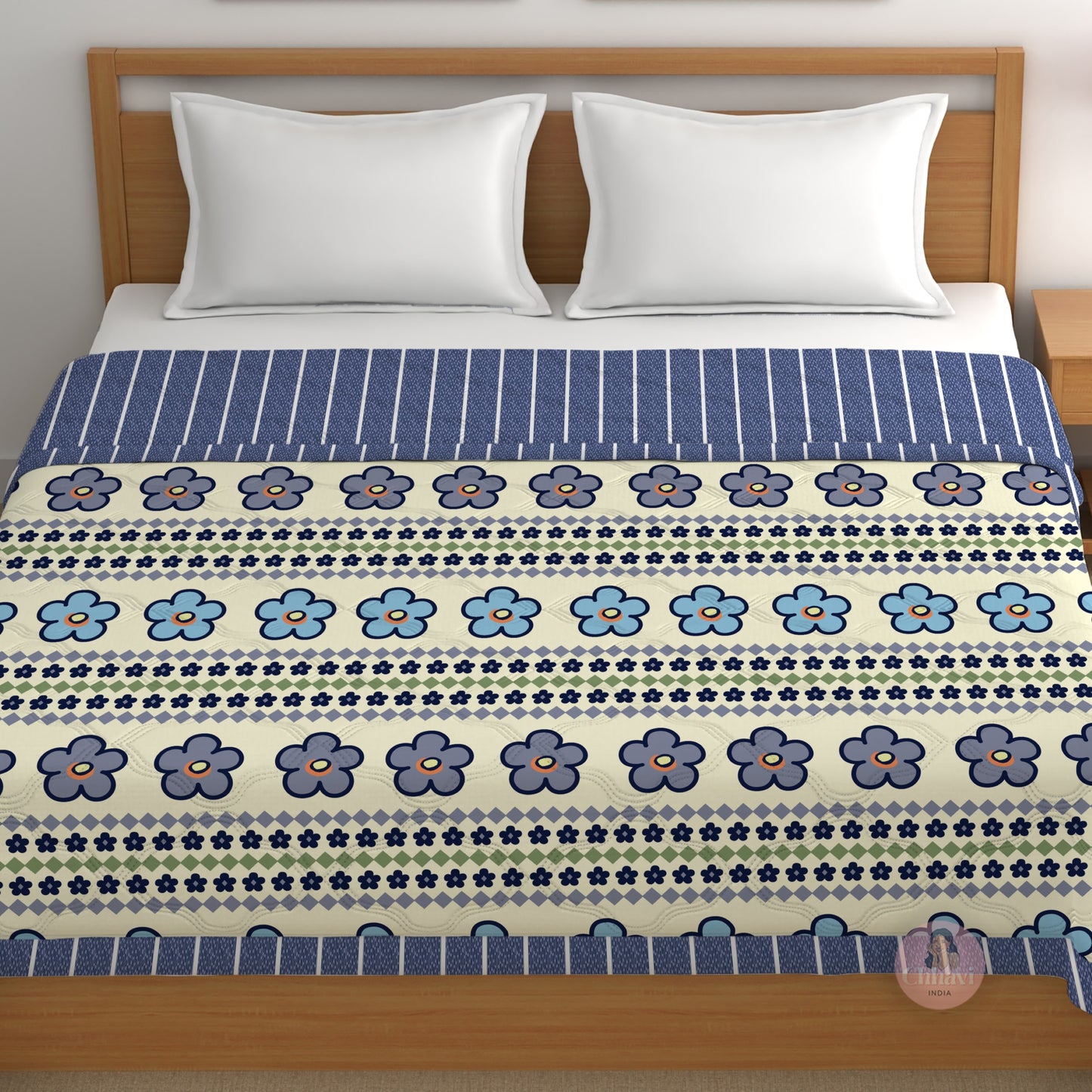 CHHAVI INDIA Printed Double Comforter for AC Room