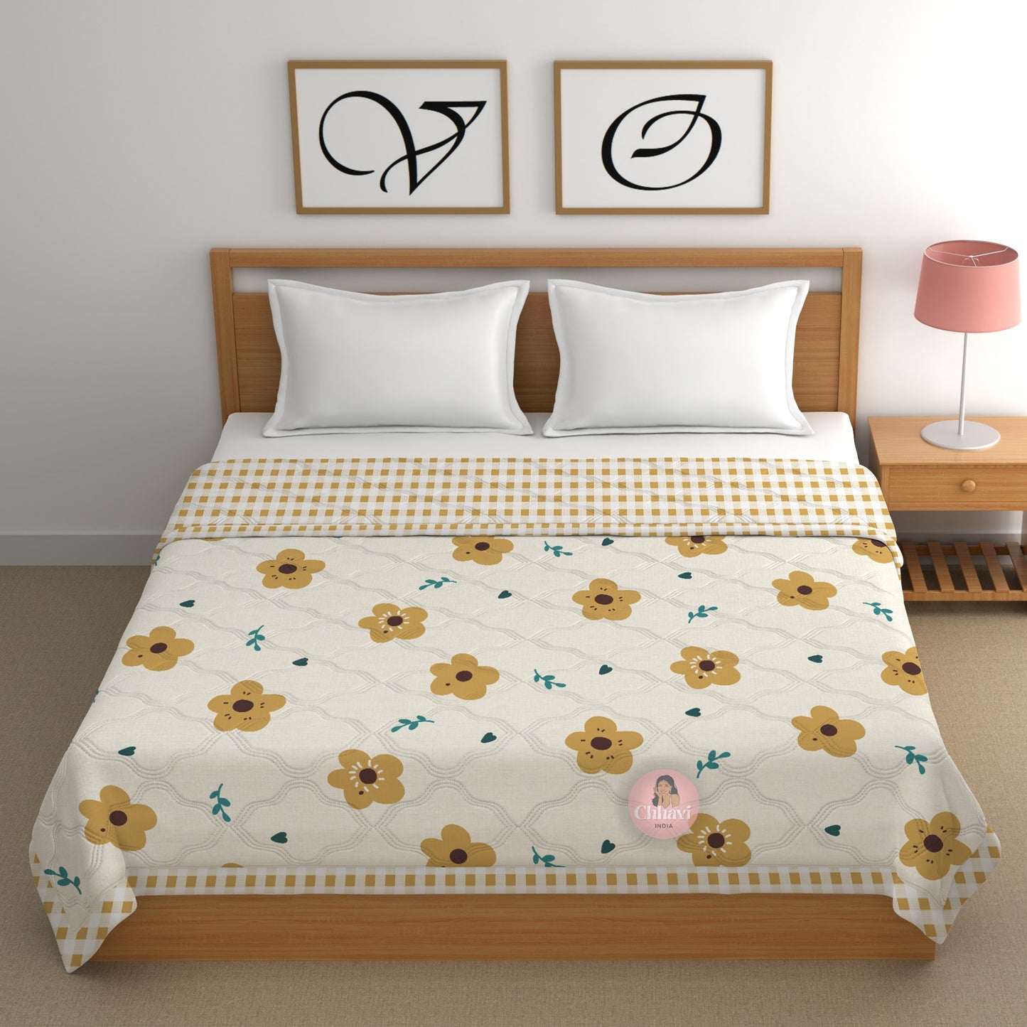 CHHAVI INDIA Printed Double Comforter for AC Room