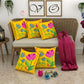 CHHAVI INDIA Microfiber Cushions Cover Pack of 5