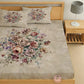 CHHAVI INDIA 210 TC Microfiber Printed King Size Bedsheet With 2 Pillow Covers