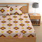 CHHAVI INDIA 180 TC Microfiber Printed Double Bedsheet With 2 Pillow Covers