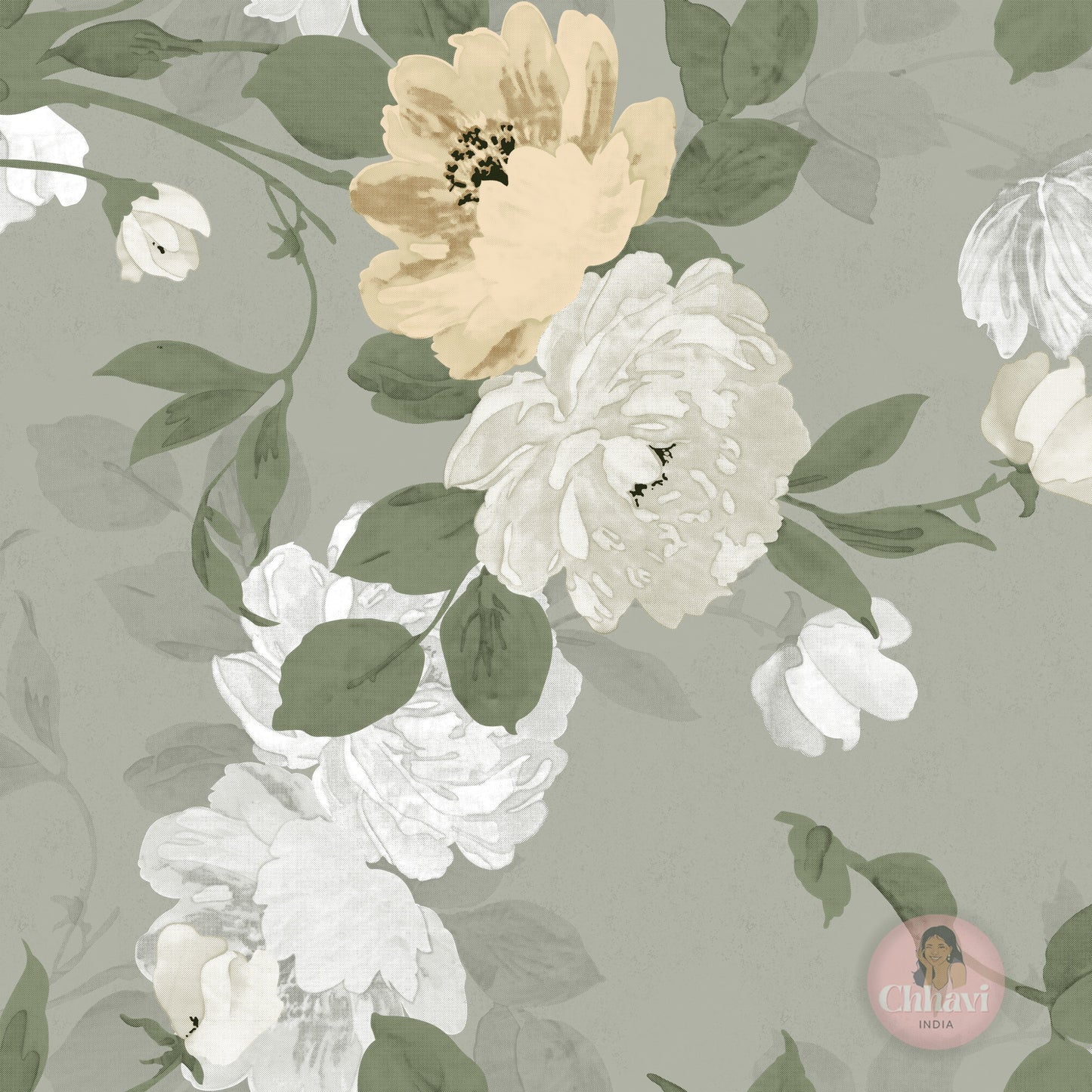 CHHAVI INDIA 210 TC Microfiber Printed King Size Bedsheet With 2 Pillow Covers