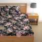 CHHAVI INDIA 180 TC Microfiber Double Fitted  Size Printed Bedsheet
