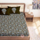 CHHAVI INDIA 210 TC Microfiber Printed King Size Bedsheet With Pillow Covers