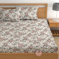 CHHAVI INDIA 210 TC Microfiber Double Fitted  Size Printed Bedsheet with pillow covers