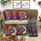 CHHAVI INDIA Microfiber Cushions Cover Pack of 5