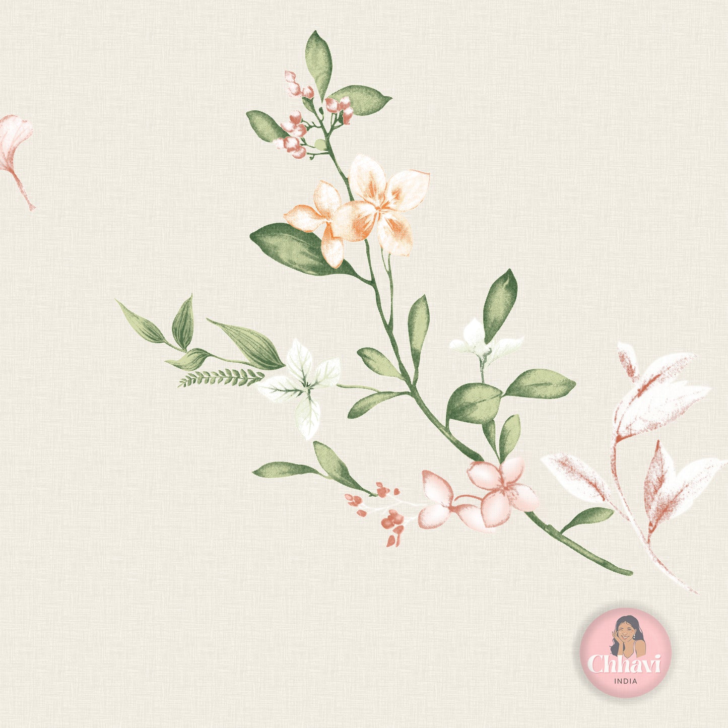 CHHAVI INDIA 210 TC Microfiber Printed Double Bedsheet With Pillow Covers