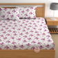 CHHAVI INDIA 210 TC Microfiber Printed Double Bedsheet With 2 Pillow Covers